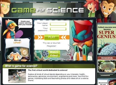 Game for science - Virtual world devoted to science, technology and free educational games online | Digital Delights - Avatars, Virtual Worlds, Gamification | Scoop.it