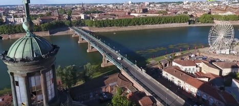 Toulouse vue du ciel : les magnifiques images des berges de la Garonne filmées par un drone | Toulouse La Ville Rose | Scoop.it