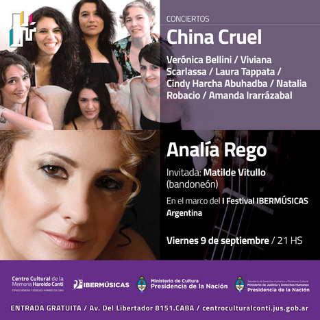Analía Rego + China Cruel / Festival Ibermúsicas | Mundo Tanguero | Scoop.it
