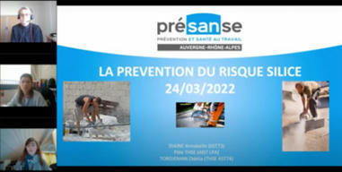 Webinaire : la prévention du risque lié à la silice cristalline | Présanse Auvergne-Rhône-Alpes | Prévention du risque chimique | Scoop.it