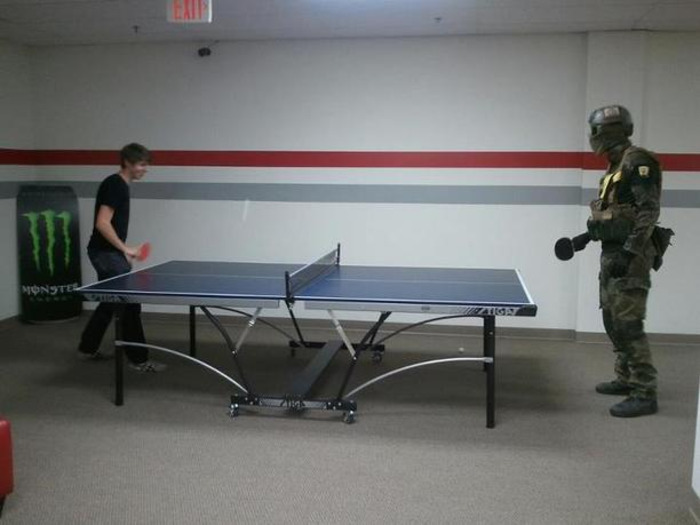 Tactical Table Tennis, anyone?...Ancel Shwell Robinson's Photos | Facebook | Thumpy's 3D House of Airsoft™ @ Scoop.it | Scoop.it