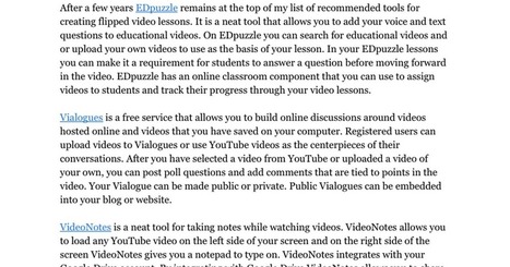 11 Tools for Teaching With YouTube Videos shared by @rmbyrne | Moodle and Web 2.0 | Scoop.it