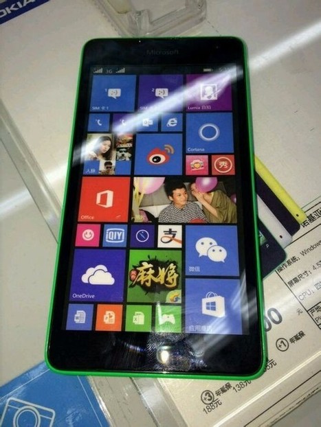 Alleged Lumia 535 with Microsoft branding leaked in China | Windows 8.  + Windows Phone | Scoop.it