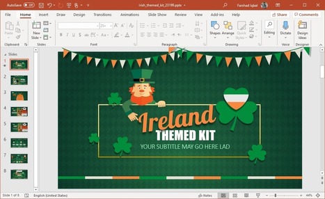 Animated Saint Patrick's Day PowerPoint Template | PowerPoint presentations and PPT templates | Scoop.it