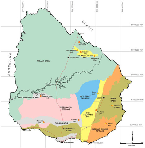 uruguay-geology-and-project-location-map.jpg (1009x1035 pixels) | MOVUS | Scoop.it