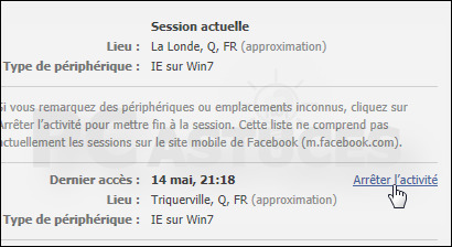 Fermer sa session Facebook &agrave; distance - Tous les navigateurs | Time to Learn | Scoop.it