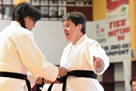Caroline Filion de Baie-Saint-Paul, premi&egrave;re ceinture noire de judo trisomique au Canada | Famille et sexualit&eacute; | Scoop.it