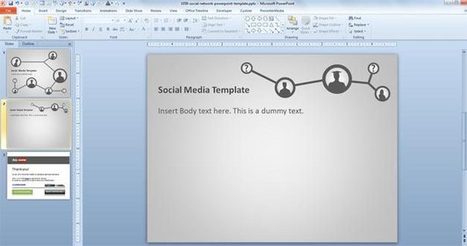 Social Network PowerPoint Template | Free Business PowerPoint Templates | Scoop.it