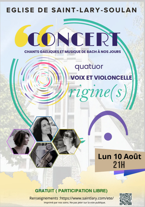 Concert de l&rsquo;ensemble Origine(s) le 10 ao&ucirc;t &agrave; Saint-Lary Soulan | Vall&eacute;es d'Aure & Louron - Pyr&eacute;n&eacute;es | Scoop.it