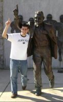 The Joe Paterno Statue on Penn State campus | Scandal at Penn State | Scoop.it