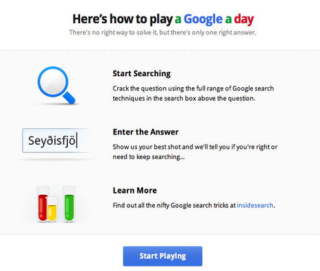 A Google a Day | Digital Delights - Digital Tribes | Scoop.it