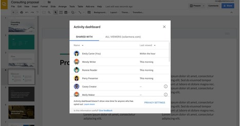 Improve collaboration in Google Docs, Sheets, and Slides with Activity dashboard | iGeneration - 21st Century Education (Pedagogy & Digital Innovation) | Scoop.it