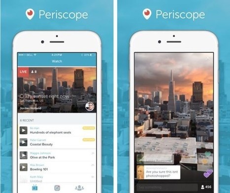 Twitter lance Periscope, sa nouvelle application de live vidéo | Toulouse networks | Scoop.it