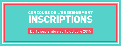Concours de l'enseignement : les inscriptions sont ouvertes | Études littéraires | Scoop.it