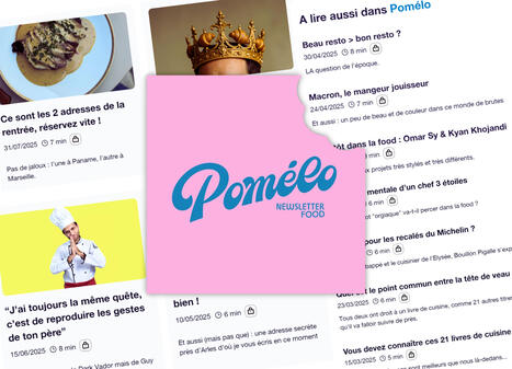 Pom&eacute;lo, la newsletter food qui fait recette | DocPresse ESJ Lille | Scoop.it