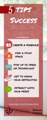 5 Tips for Success in Online Classes | Information and digital literacy in education via the digital path | Scoop.it
