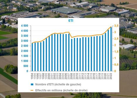 Depuis trente ans, les ETI ont fortement progress&eacute; en France | "Sur mesure" : l'actualit&eacute; du cabinet | Scoop.it