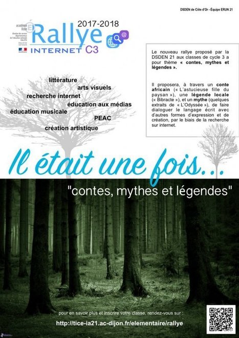 Rallye Internet 2017-2018 : Il &eacute;tait une fois... un nouveau rallye [DSDEN de la C&ocirc;te d&rsquo;Or] | Veille &Eacute;ducative - L'actualit&eacute; de l'&eacute;ducation en continu | Scoop.it