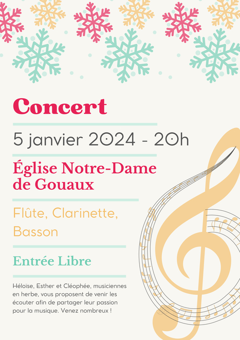 Concert à Gouaux le 5 janvier | Vallées d'Aure & Louron - Pyrénées | Scoop.it