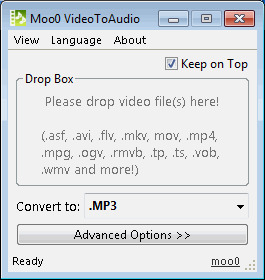Moo0 VideoToAudio : un logiciel pratique pour extraire la partie audio des vidéos | Le Top des Applications Web et Logiciels Gratuits | Scoop.it