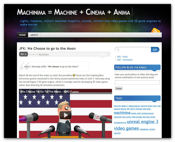 Machinima = Machine + Cinema + Anima | Machinimania | Scoop.it