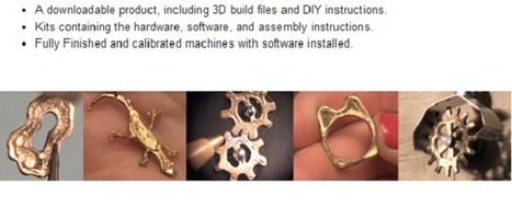 Une imprimante 3D qui fait du métal, ça coûte $1000 ! | Boite à outils blog | Scoop.it