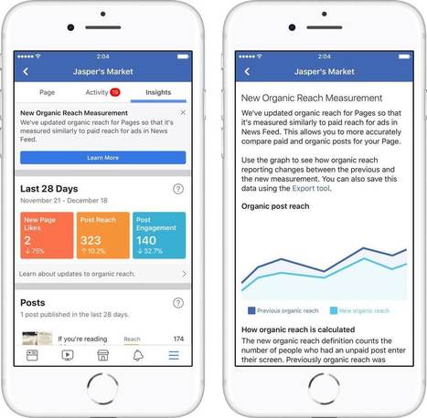 Facebook affiche enfin le "vrai reach" dans les statistiques des pages | Social media | Scoop.it