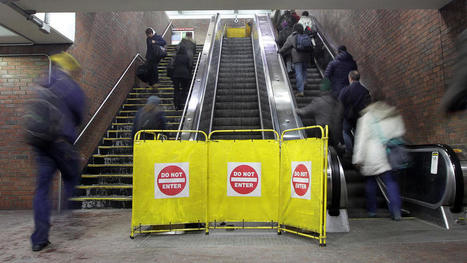 Escalator sucks in commuter’s pants | No Such Thing As The News | Scoop.it