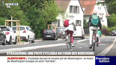 "C'est de la bêtise": à Strasbourg, une piste cyclable provoque des embouteillages | Strasbourg Eurométropole Actu | Scoop.it