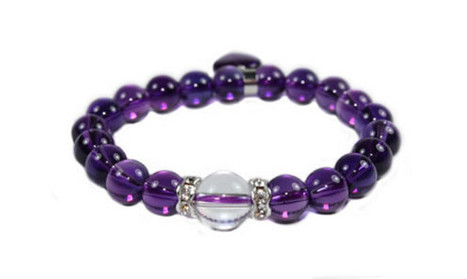 Bracelet en améthyste www.elixirs-bio.com | Pouvoir des Pierres | Scoop.it