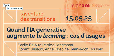15/05/25 - Webinaire - Quand l’IA générative augmente le Learning : cas d’usages | Formation : Innovations et EdTech | Scoop.it