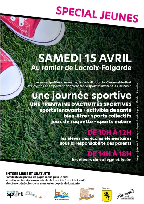 La rencontre inter villages prévue le samedi 15 avril est reportée | Lacroix-Falgarde | Scoop.it