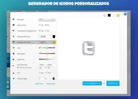 Iconizer: impresionante generador de iconos gratuito y online | Las TIC en el aula de ELE | Scoop.it