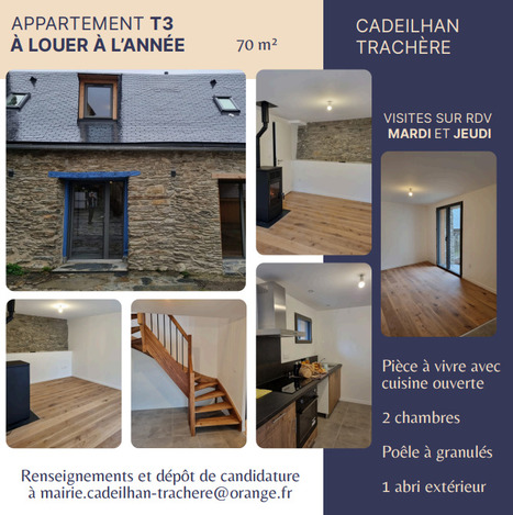 Appartement T3 &agrave; louer &agrave; Cadeilhan-Trach&egrave;re | Vall&eacute;es d'Aure & Louron - Pyr&eacute;n&eacute;es | Scoop.it