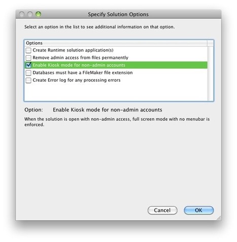 Integrating Kiosk Mode into your Solution | Filemaker Info | Scoop.it