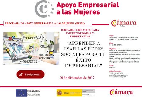 Cámara de Comercio de Málaga: Jornada Aprender a usar Redes Sociales | El rincón del Social Media | Scoop.it