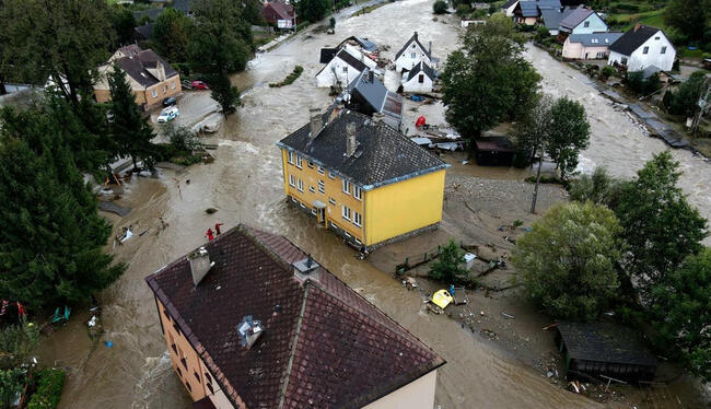 Le changement climatique a multiplié par deux les risques d'inondations meurtrières en Europe centrale