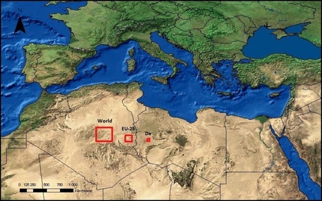 The total area of Solar Panels it would take to power the world, Europe, & Germany. | Technology in Business Today | Scoop.it