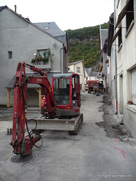 Travaux en centre-ville à Sarrancolin | Vallées d'Aure & Louron - Pyrénées | Scoop.it