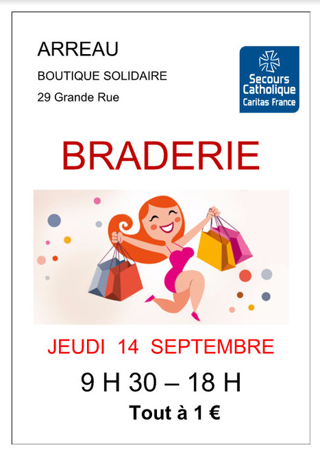 Braderie du Secours Catholique à Arreau le 14 septembre | Vallées d'Aure & Louron - Pyrénées | Scoop.it
