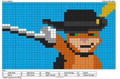 Color by Number - Coloring Squared