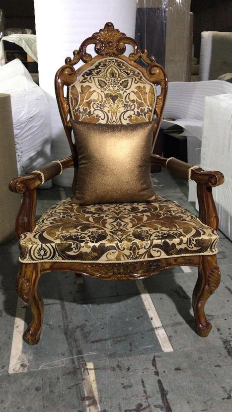 Buy Ethnic Walnut Designer Chair  | Punjab Furniture | Scoop.it