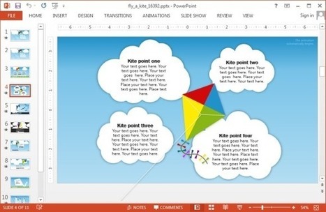 Animated Kite PowerPoint Template | PowerPoint presentations and PPT templates | Scoop.it