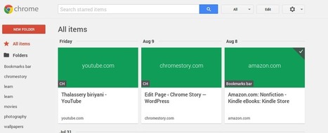 Meet Google Stars aka Chrome Bookmarks 2.0 - Chrome Story | iGeneration - 21st Century Education (Pedagogy & Digital Innovation) | Scoop.it