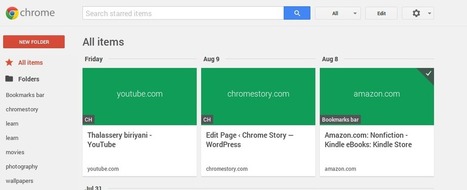 Meet Google Stars aka Chrome Bookmarks 2.0 - Chrome Story | iGeneration - Humane Use of Technology in an AI world (Pedagogy & Digital Innovation) | Scoop.it