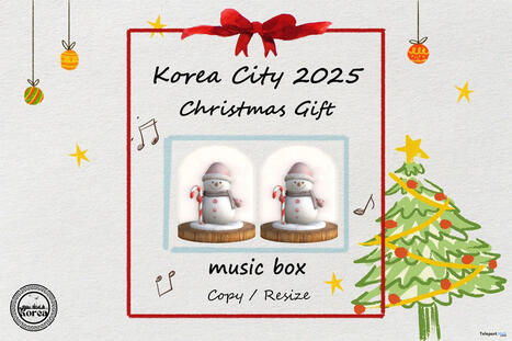 XMAS Music Box Korea City Christmas 2025 Group Gift by AMORE | Teleport Hub - Second Life Freebies | Second Life Freebies | Scoop.it