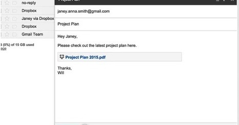 A Handy Tool to Send and Preview #Dropbox Files from #Gmail | Time to Learn | Scoop.it
