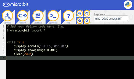 Python Editor for micro:bit | tecno4 | Scoop.it