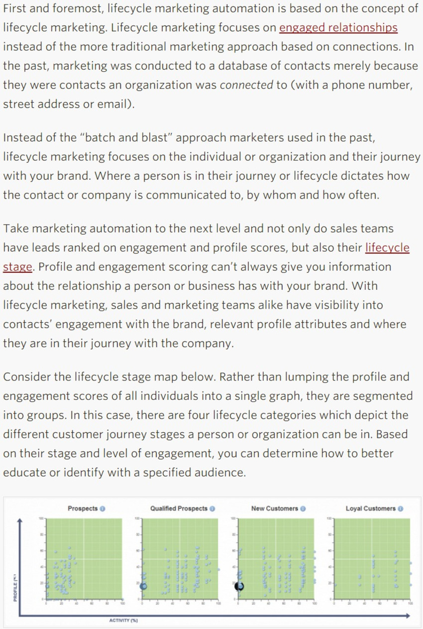 The Truth About Lifecycle Marketing Automation - Relevance | The MarTech Digest | Scoop.it