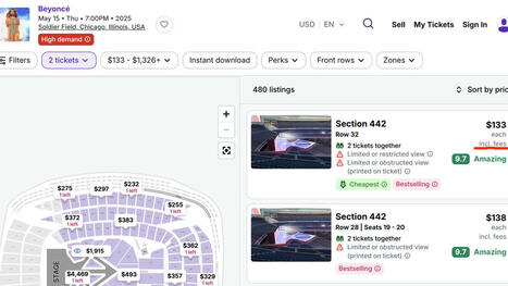 SeatGeek & StubHub Follow Ticketmaster’s Lead with All-In Pricing | Live Music Industry News | Scoop.it